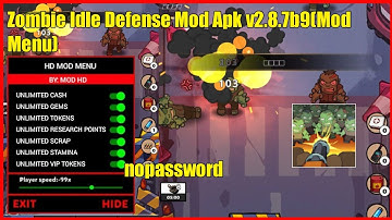 Zombie Idle Defense Mod Apk War Game Cheat Download