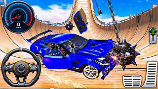 Amazing Stunt Car Crash Simulator Game - Mega Ramp Car Race - Android Gameplay screenshot 5
