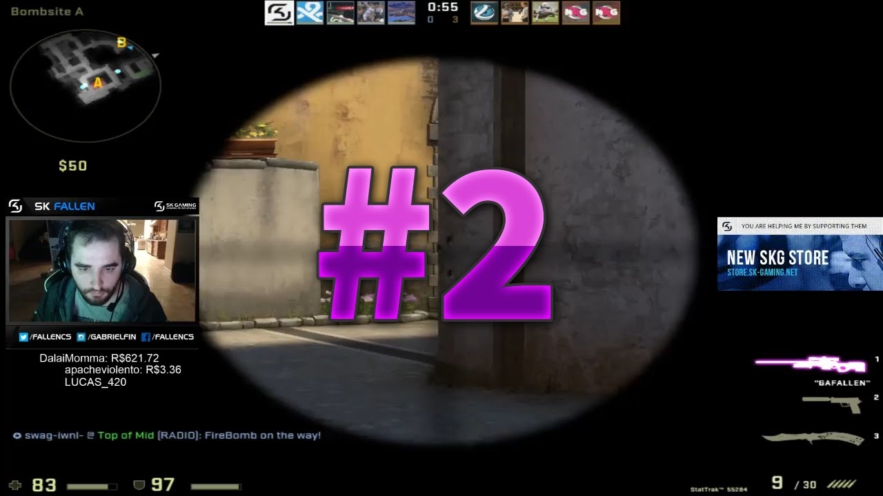 😍 FALLEN EPIC ACE ON FPL 😍 - CSGO IS AWESOME #2