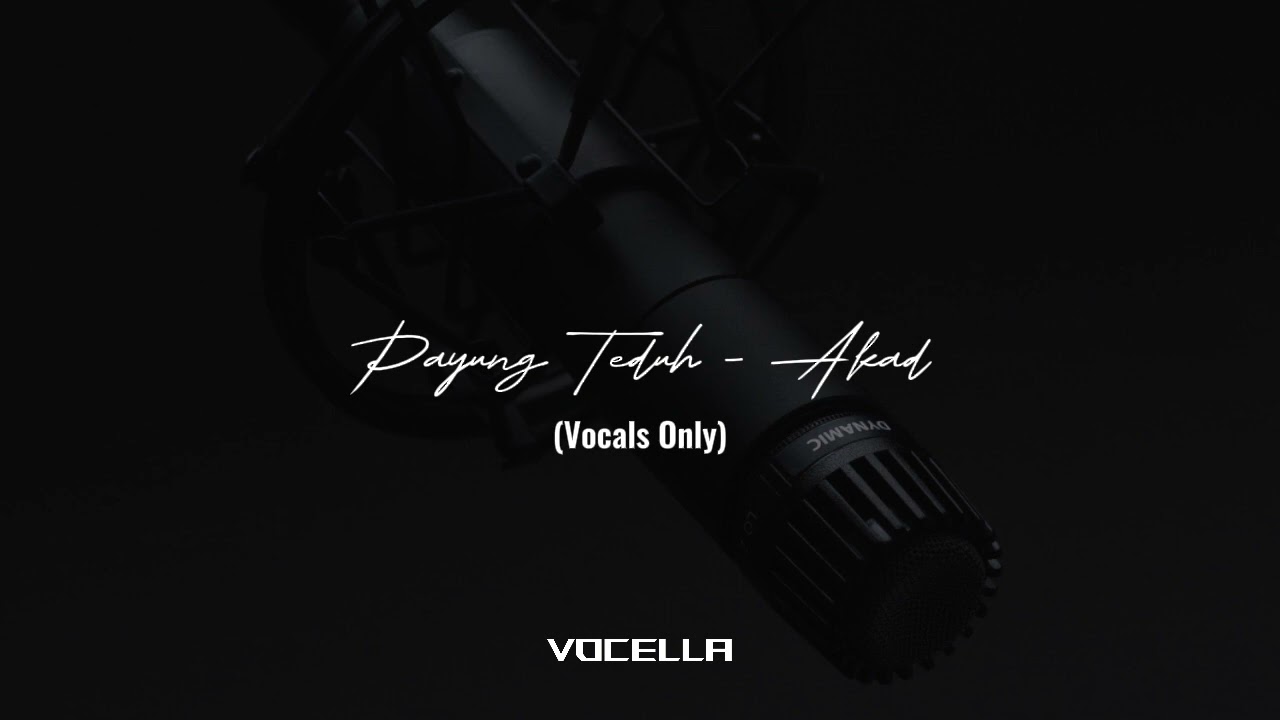 Payung Teduh - Akad (Acapella/Vocals Only)