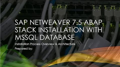 🚀 SAP Application Server Installation| SAP NetWeaver 7.5 | Guide for Beginners (NetWeaver / S/4HANA)