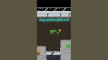 Crops produce yields now! #indiegame #gaming #pixelart #gamedev #gamedesign #spacegame #indiedev