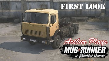 Mudrunner - A SpinTires Game - First Look Episode 1 - A Slog in the Bog