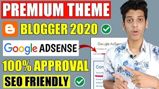 Premium Blogger Template Free 2020 | Best SEO Friendly Blogger Templates For AdSense Approval 2021
