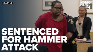 Seattle man sentenced to 23+ years in prison for fatal hammer attack at downtown bus stop