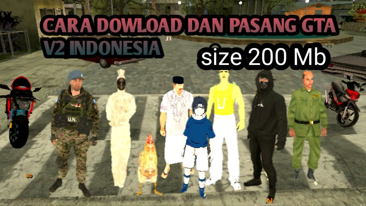 Dowload gta lite INDONESIA size 200Mb full mod YouTube
