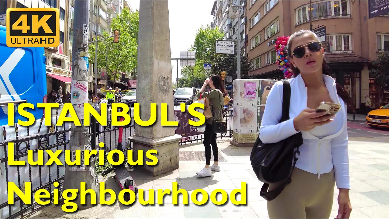 Istanbul Luxurious Neighborhood Walking Tour 4K UHD 50fps | NISANTASI ISTANBUL TURKEY 🇹🇷