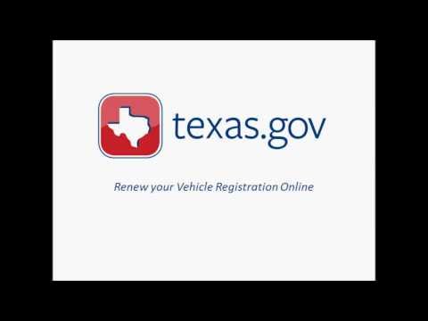 Texas.gov Vehicle Registration Renewal Demo Video