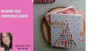 Pinkfresh Studio Reading Tree Christmas Cards