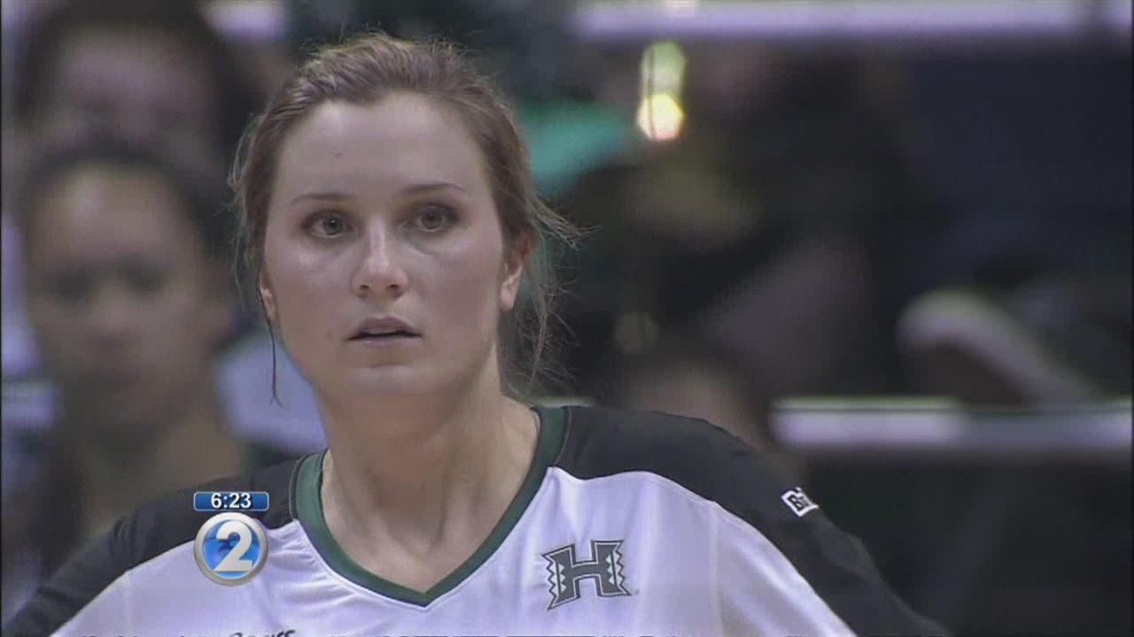 Emily Hartong named All-American in volleyball - YouTube