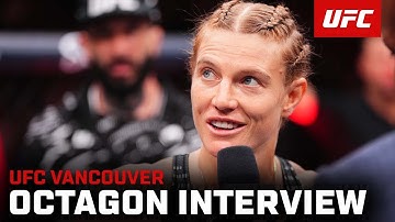 Manon Fiorot Octagon Interview | UFC Vancouver