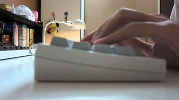 Happy Hacking Keyboard Pro II typing without mousepad Part 2
