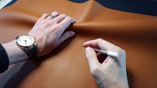 Making HANDMADE Bespoke Wallet screenshot 1