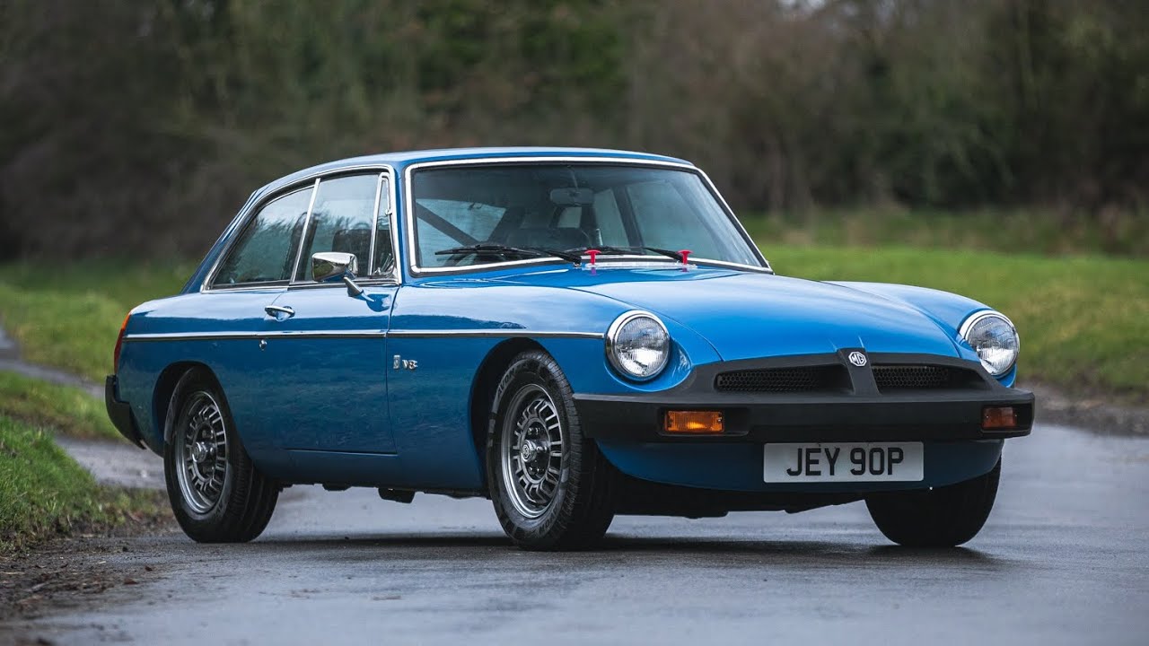 1975 MGB GT 'Factory' V8 - YouTube