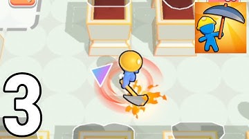 Mining Master - Adventure Game - Gameplay / Walkthrough - Part 3 (IOS & Android) - New Axe!