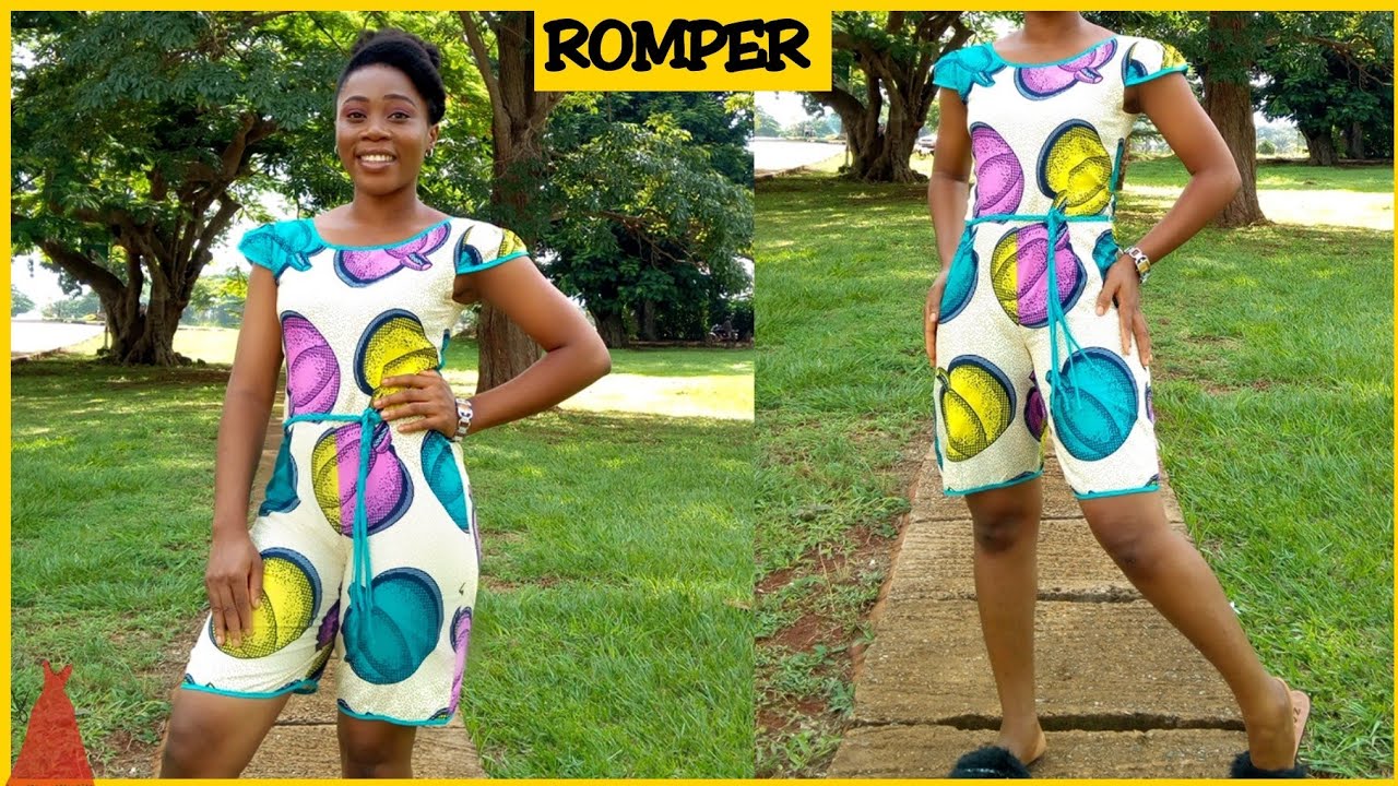 HOW TO CUT AND SEW A ROMPER STITCHADRESS YouTube