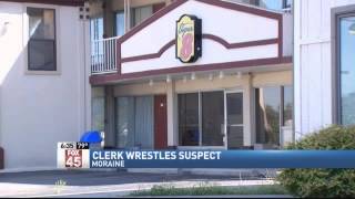 Hotel Clerk Fights Back Against Armed Robbery