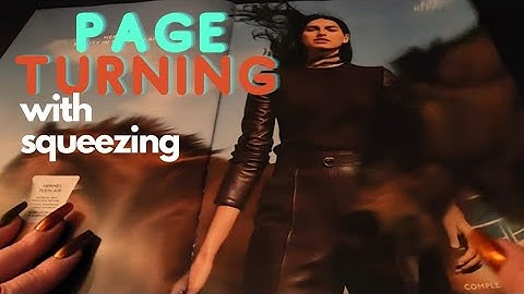 Medium Paced Page Turning with Squeezing - Sleep, Study & Relaxation - No Taking