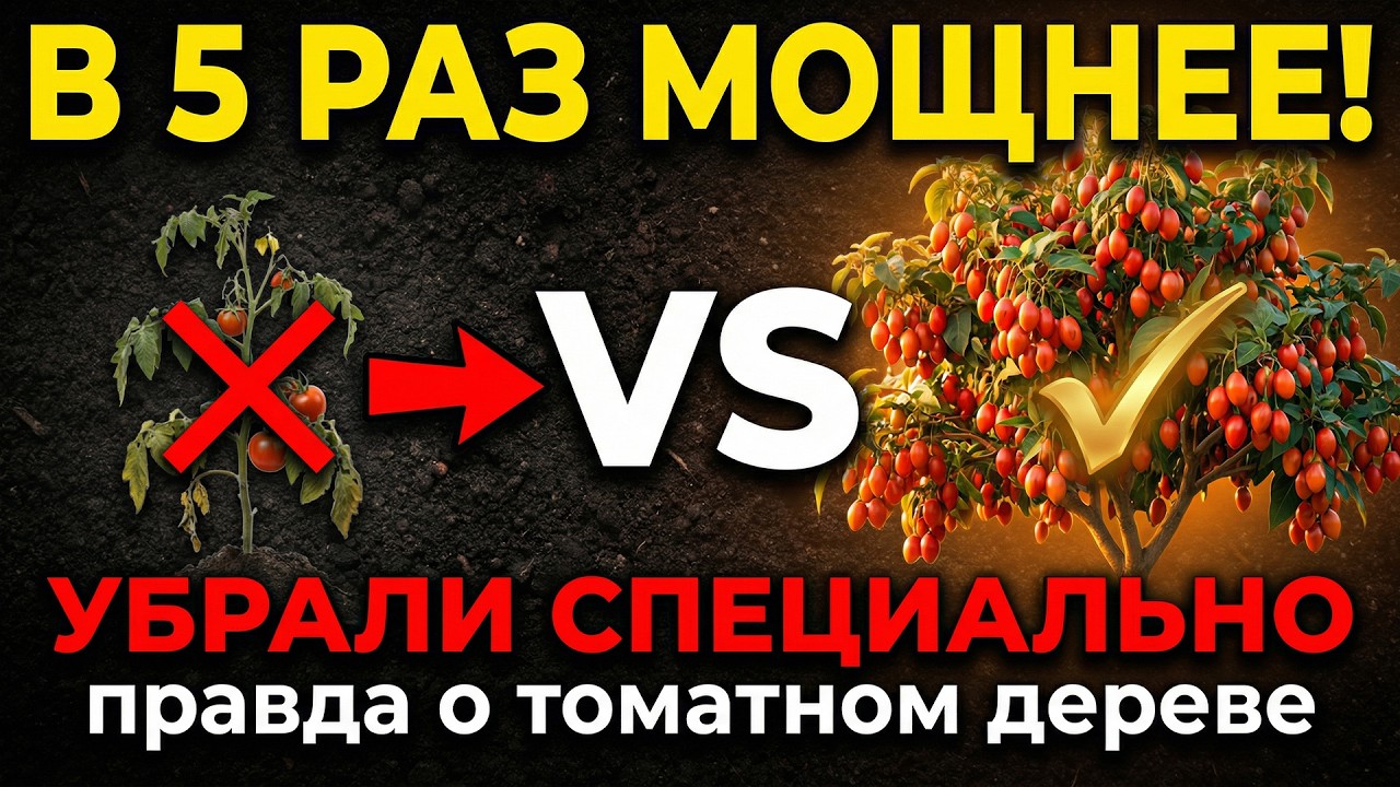 Растение, которое МОЩНЕЕ помидоров в 5 раз — его убрали с огородов СПЕЦИАЛЬНО