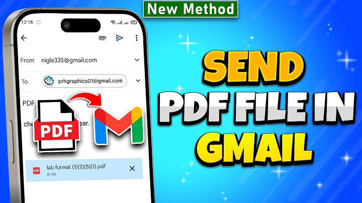 How to Send PDF Files Via Gmail 2025