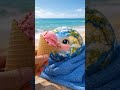 Baby earth enjoys her ice cream #dream #beach #asmr
