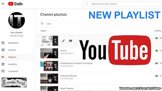 How to make a Playlist on YouTube