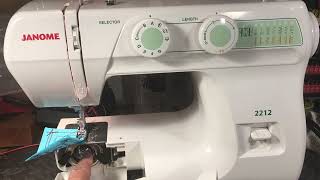 Janome 2212 review and recommendation. Great Christmas gift for around $200. thumbs up (Video 236)