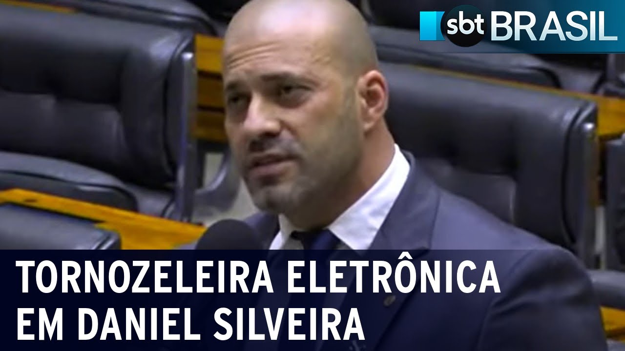 PF é autorizada a colocar tornozeleira eletrônica em Daniel Silveira | SBT Brasil (29/03/22)
