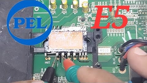 PEL Dawlance  DC inverter AC E5 error code AC PCB