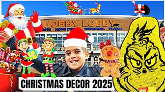 Christmas 2025 Hobby Lobby | NEW Christmas Decor Walkthrough 50% OFF