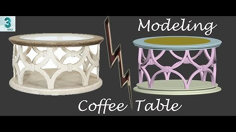 Modeling Coffee Table 3ds Max 2014 Tutorial