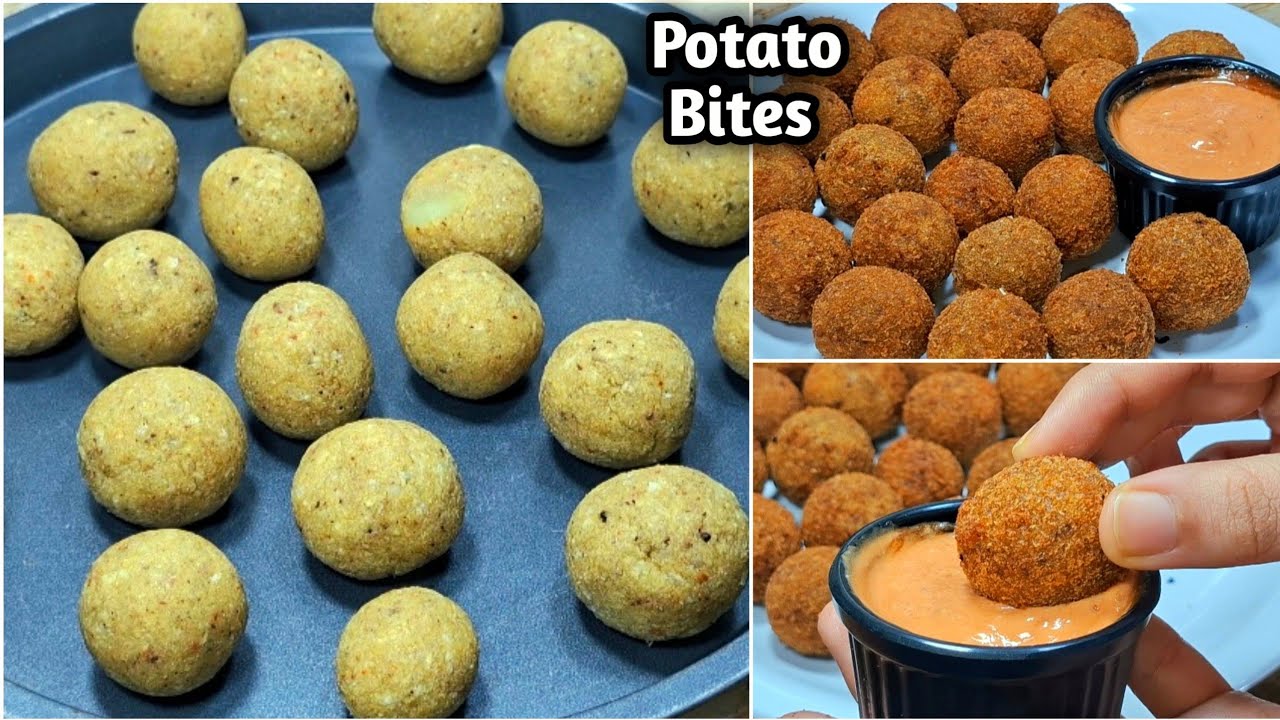 Potato Bites Recipe by Zaiqa Studio | Snacks Recipes | Quick Recipes 