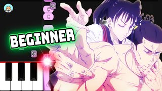 Jujutsu Kaisen Season 2 Ep.21 Insert Song - "Climax☆JUMPING!" - BEGINNER Piano Tutorial & Sheets