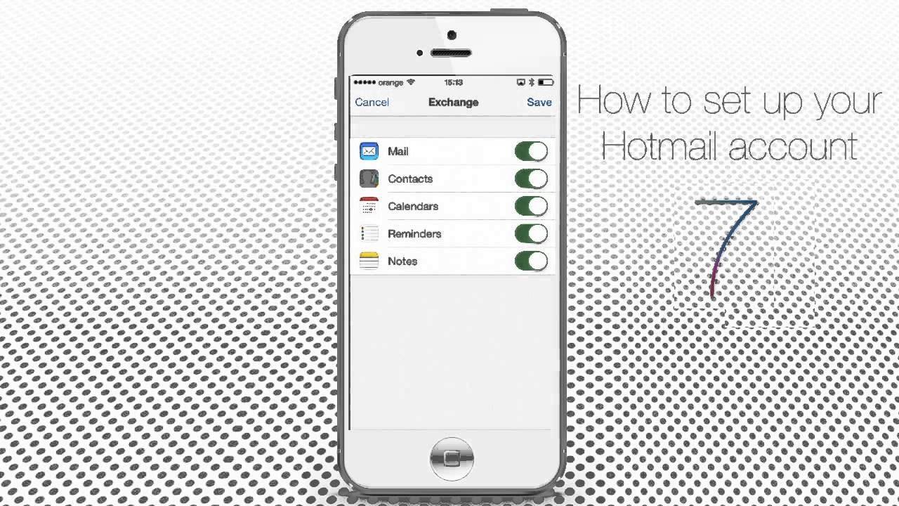 configurar mail hotmail en iphone 6