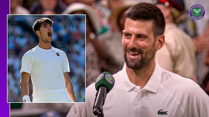 “I love playing here, aside from when I face Alcaraz!” | Novak Djokovic | On-Court Interview