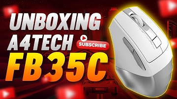 Unboxing A4Tech FB35C Rechargeable Wireless Mouse | Fstyler  Bluetooth A4Tech Ergonomic Mouse Review