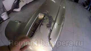 Пайка и ремонт бампера на Mitsubishi Lancer в Ставрополе