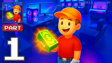 Gaming Cafe Master 2 - Gameplay Walkthrough Part 1 - Build Your Game Lounge (iOS, Android)