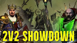 Empire & Bretonnia vs Skaven & Nurgle | 2v2 Showdown - Total War Warhammer 3