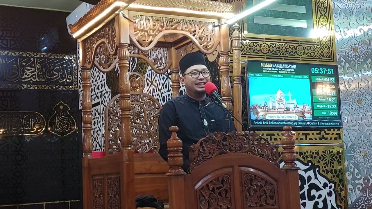 Ceramah Subuh Ke-14 Ramadhan di Masjid Babul Hidayah dengan Tema