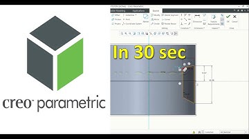How to fillet in sketch creo 7 beginner tutorial