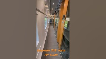 Germany ICE train 1st class must experience once..👍
