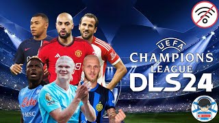 DLS 24 MOBILE| DREAM LEAGUE SOCCER 2024 MOD UEFA CHAMPIONS LEAGUE| UPDATE KIT & TRANSFERS 2024