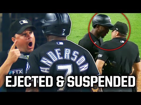 Tim Anderson bumps into umpire, a breakdown