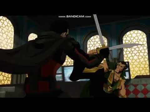Dead Nightwing saves Robin injustice movie