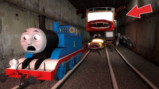 Building a Thomas Train Chased By Bus Eater,TV Eater,Car Eater in Garry's Mod