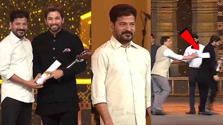 Allu Arjun Shocking Behavior at Telangana Gaddar Film Awards 2024 | CM Revanth Reddy | News Buzz