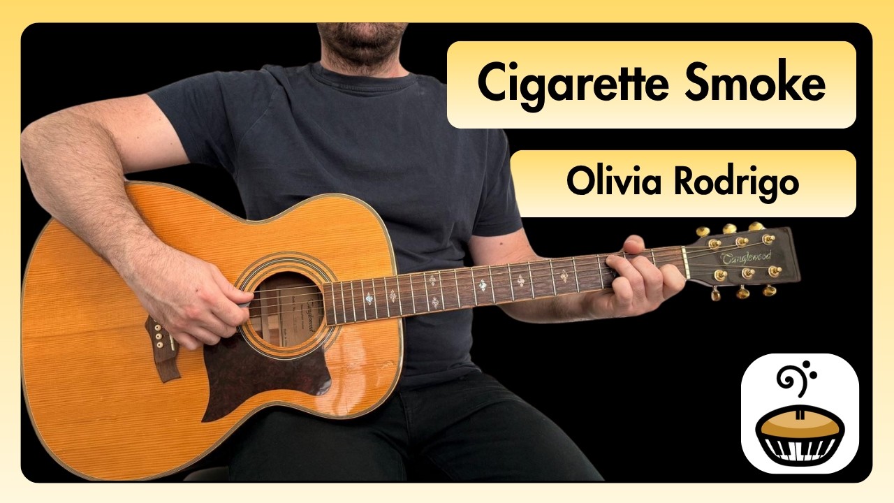 smoke your cigarette chords daydreams poster with Olivia Rodrigo Cigarette Smoke Guitar