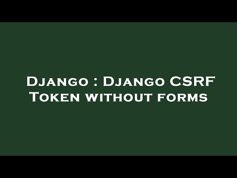 Django : Django