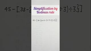 Learn Bodmas rule || #maths #mathsstudent #mathstricks #bodmas_rule Wealth